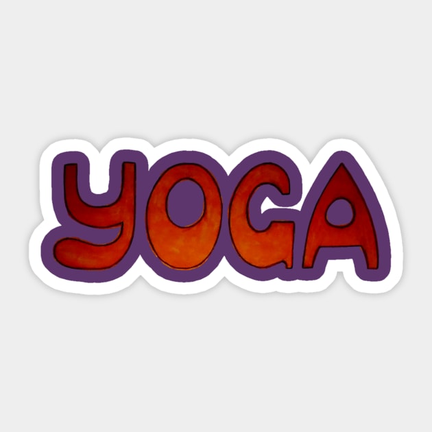 Yoga Is Great Sticker by ocsjake613